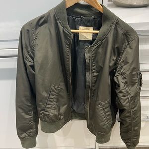 Abercrombie nylon bomber jacket